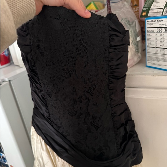 Zum Zum strapless 80s vintage lace formal dress - size 4 - Picture 4 of 6